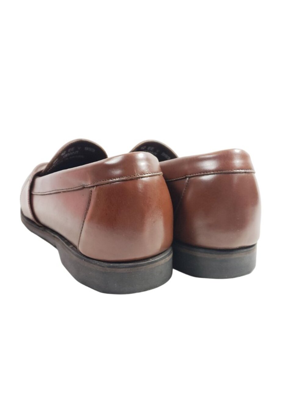 G.H. Bass & Co. Mens Size 12 EE Grant Penny Loafers Brown Leather Slip-On - Picture 5 of 9
